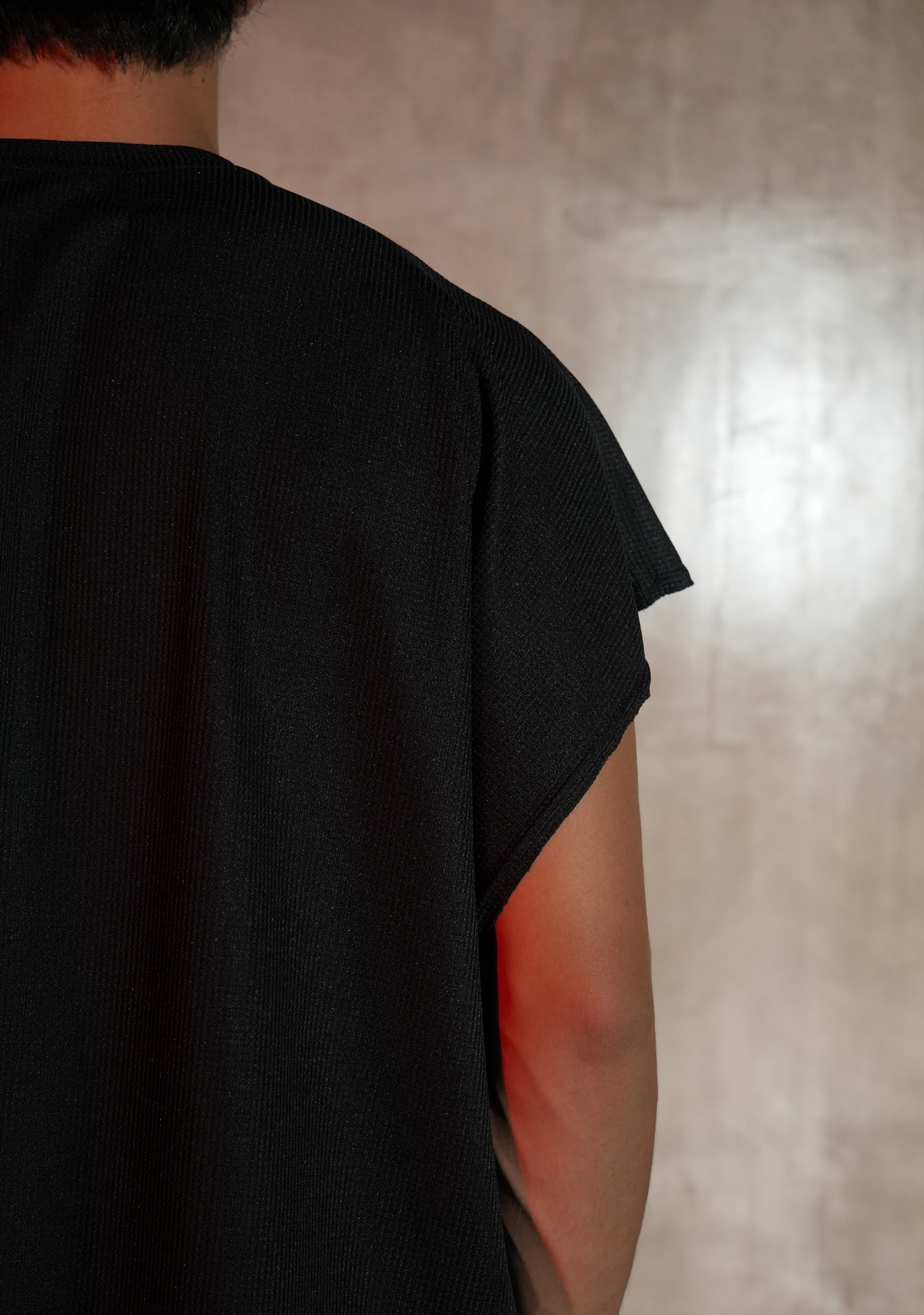 SPACE WAFFLE MUSCLE TEE