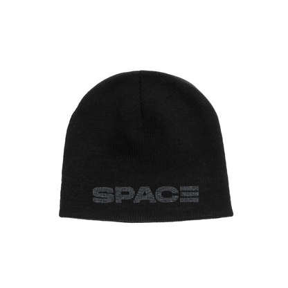 SPACE SHADOW LOGO KNITTED BEANIE