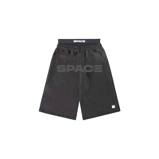SPACE LAYERED DISTRESSED SHORTS