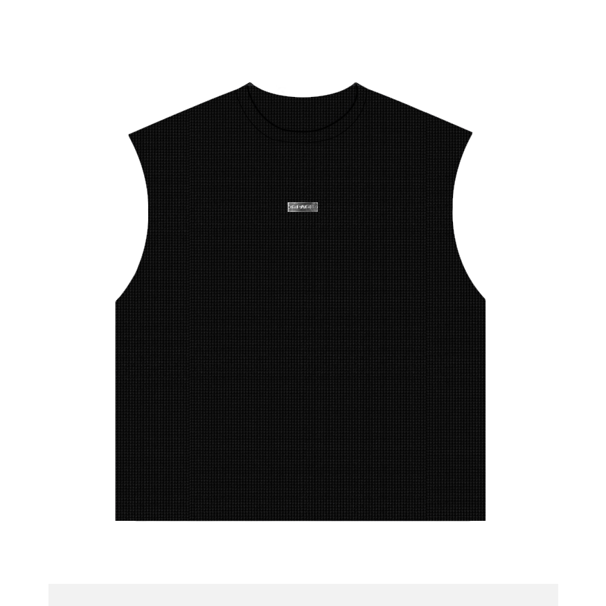SPACE WAFFLE MUSCLE TEE