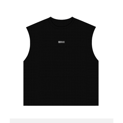 SPACE WAFFLE MUSCLE TEE