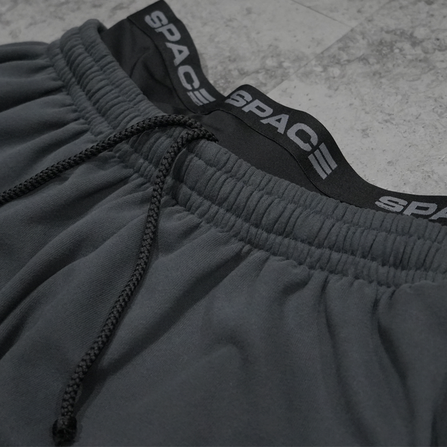 SPACE LAYERED DISTRESSED PANTS